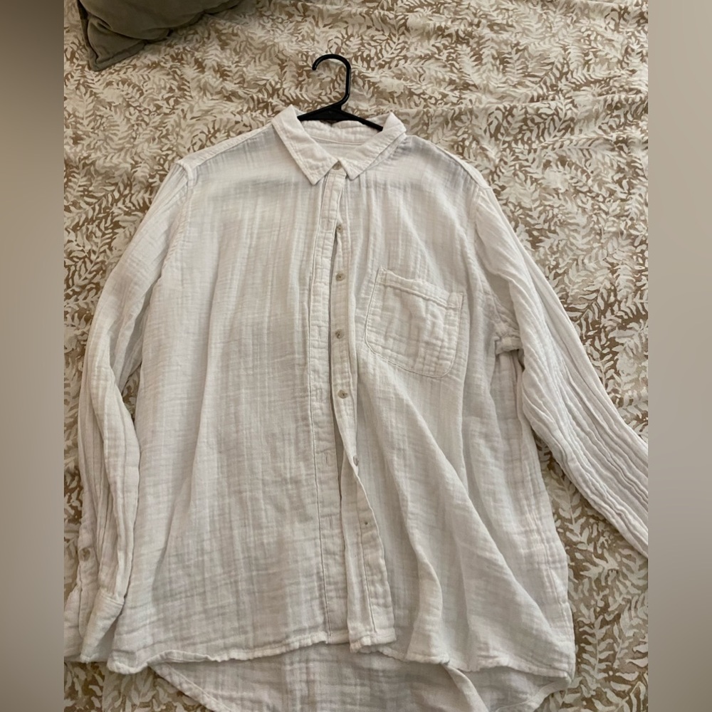 Women’s gauze button down. Worn once.